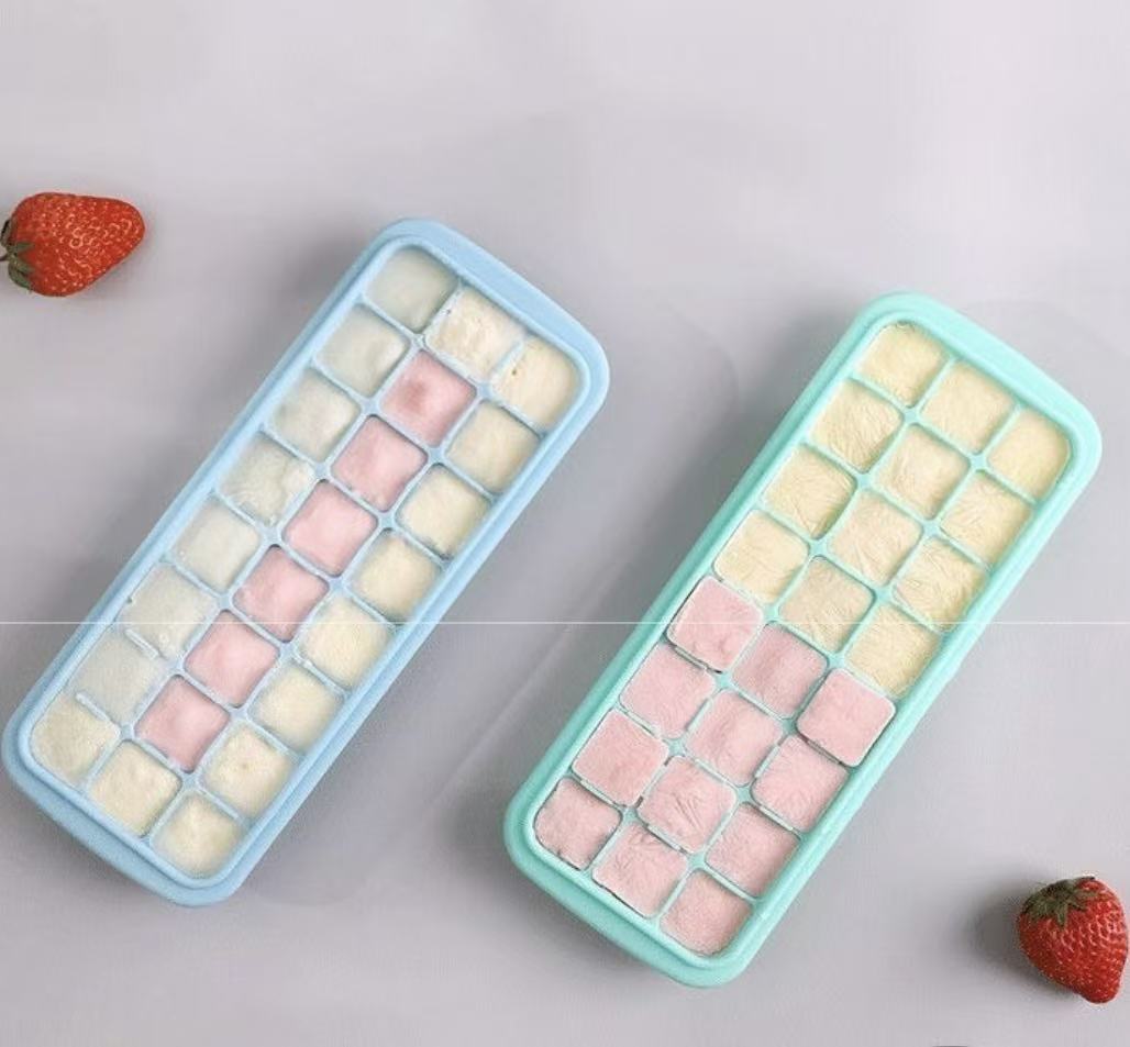 Baby Food Freezer Tray - Bandeja de cubos de gelo de