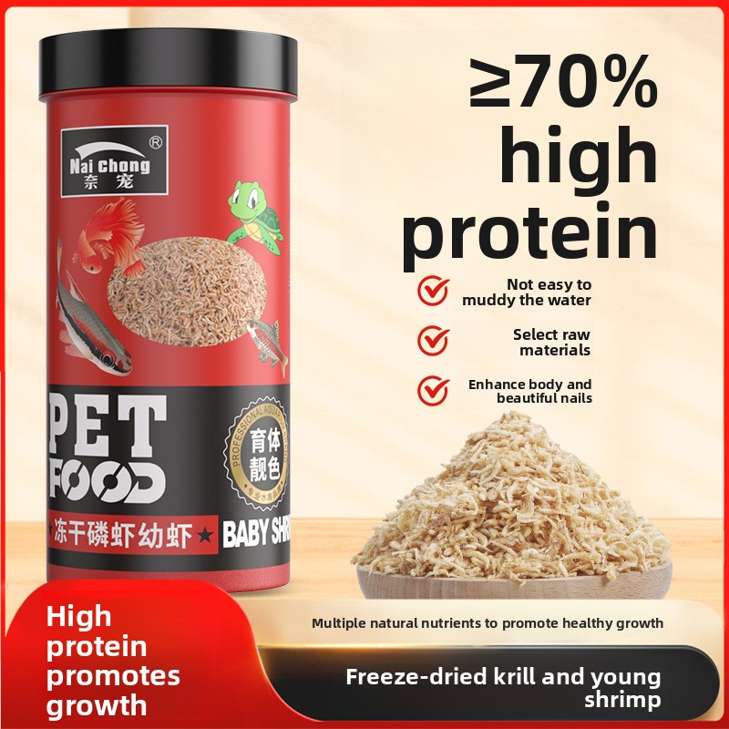 Baby Food High In Protein - Naichong Krill Antártico Liofilizado - Alimento