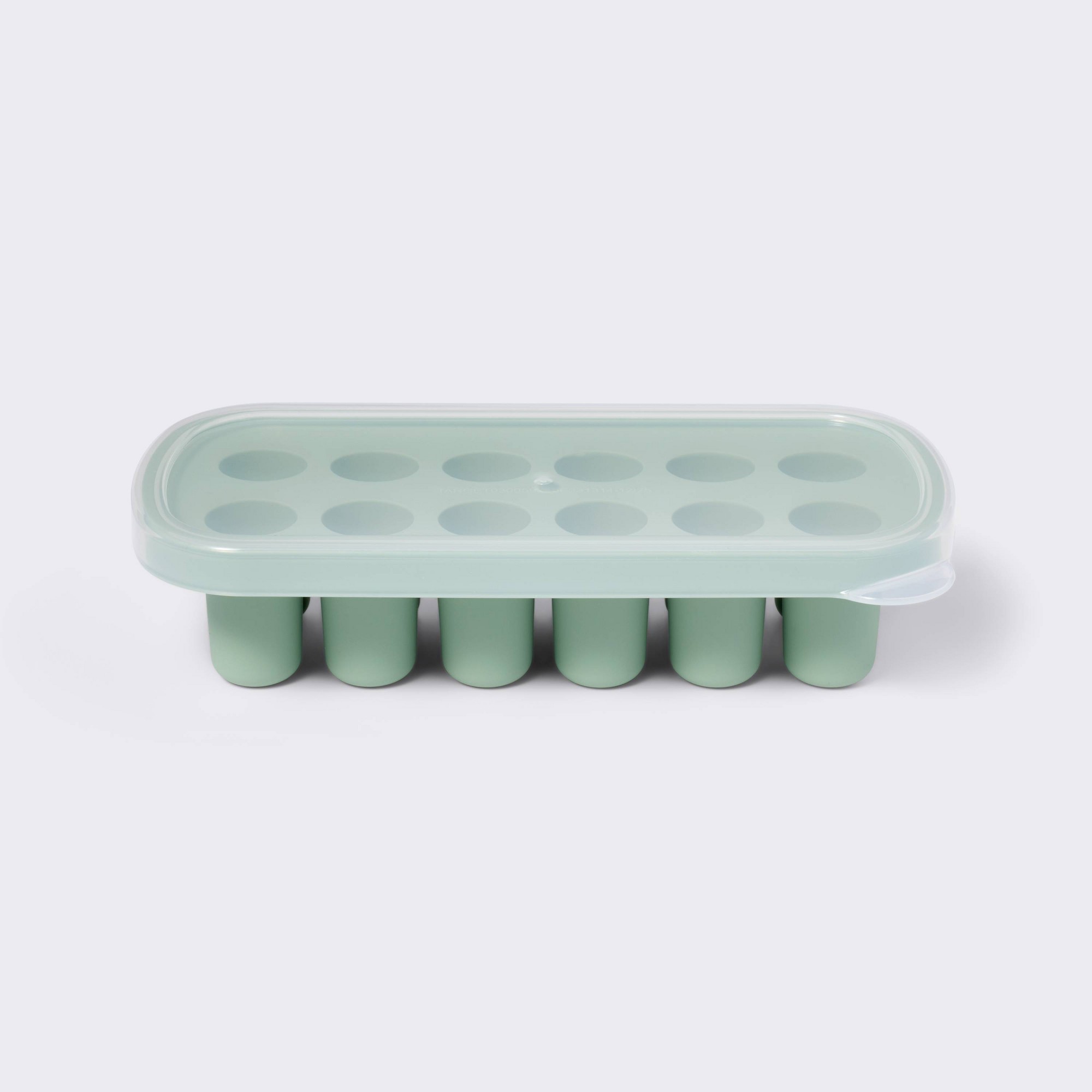 Baby Food Freezer Tray - Bandeja Verde para Congelar Papinhas de