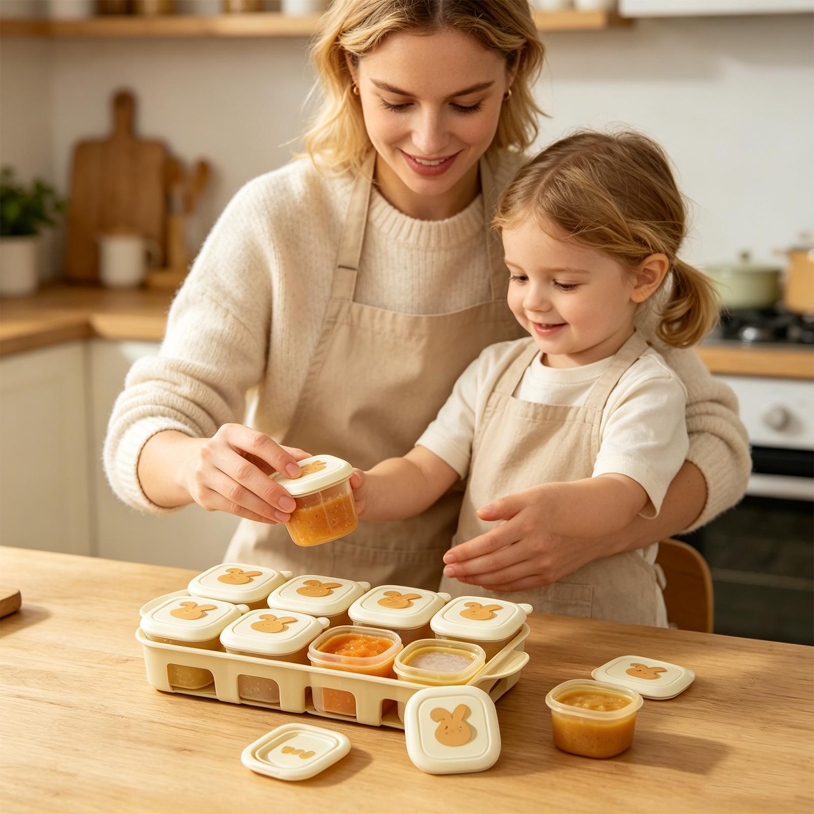 Bandeja para congelamento de a - Baby Food Freezer Tray avaliação e preço