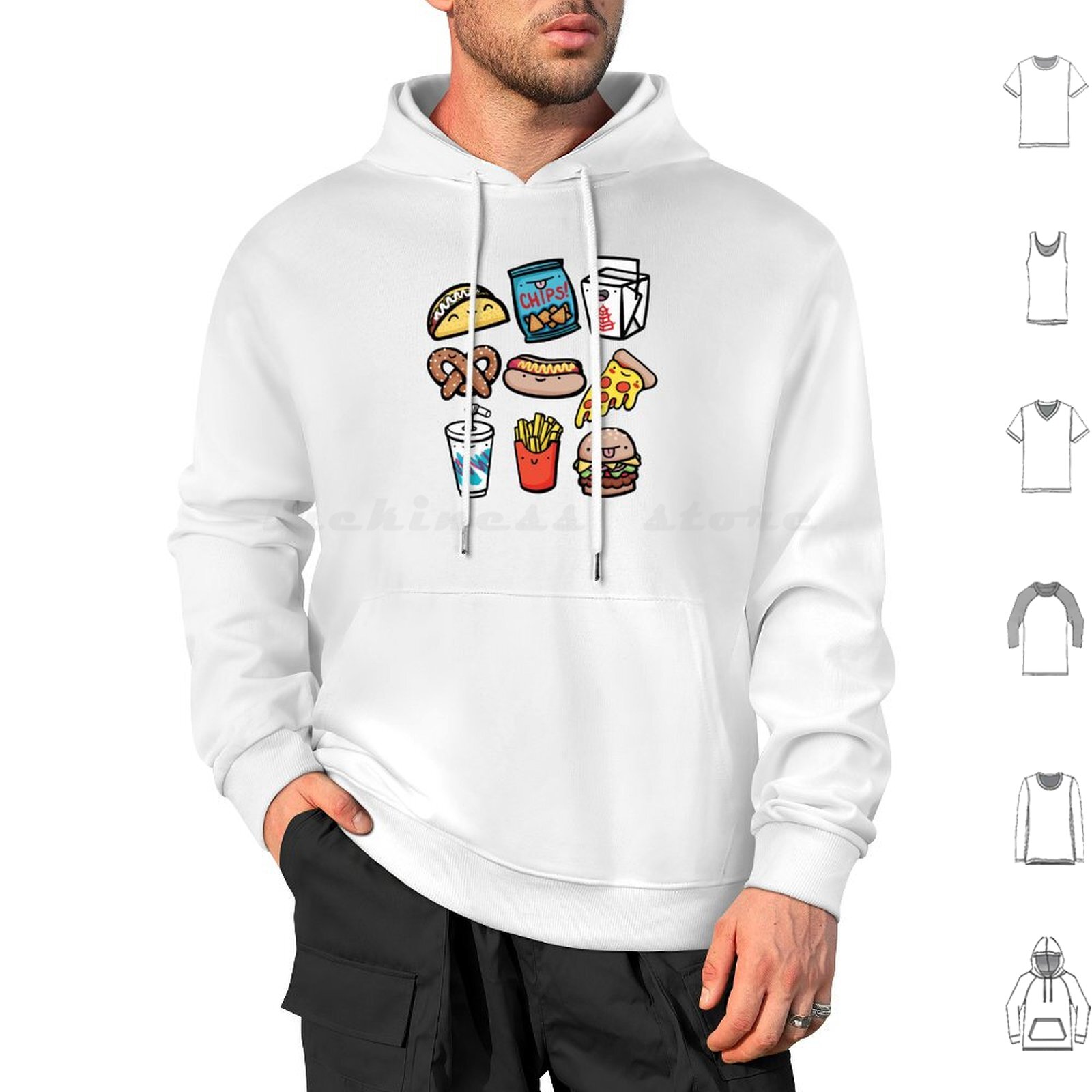 Dudes bebê moletom com capuz d - Baby Food Vector avaliação e preço