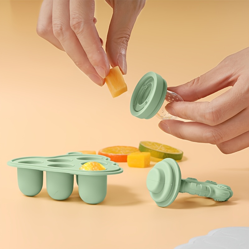 2 pces/1pc mini-molde congelad - Baby Food Freezer Tray avaliação e preço