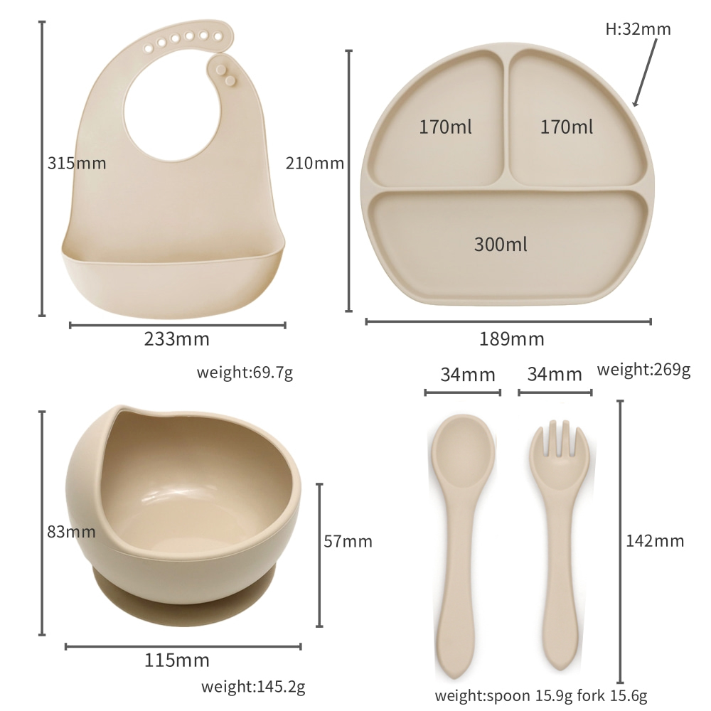 Conjunto de utensílios para be - Baby Food Weaning avaliação e preço
