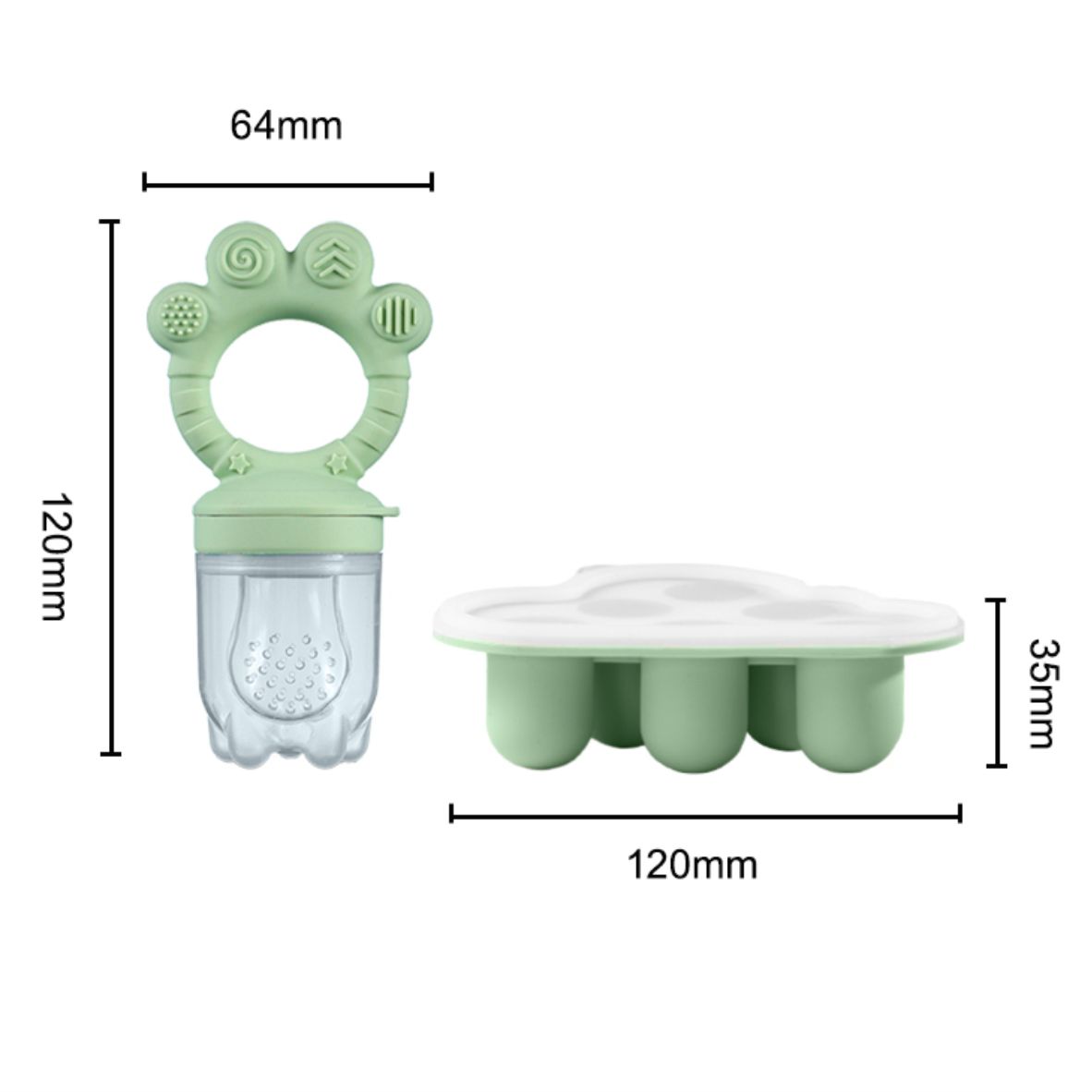 Alimentador de Frutas para Beb - Baby Food Freezer Tray avaliação e preço