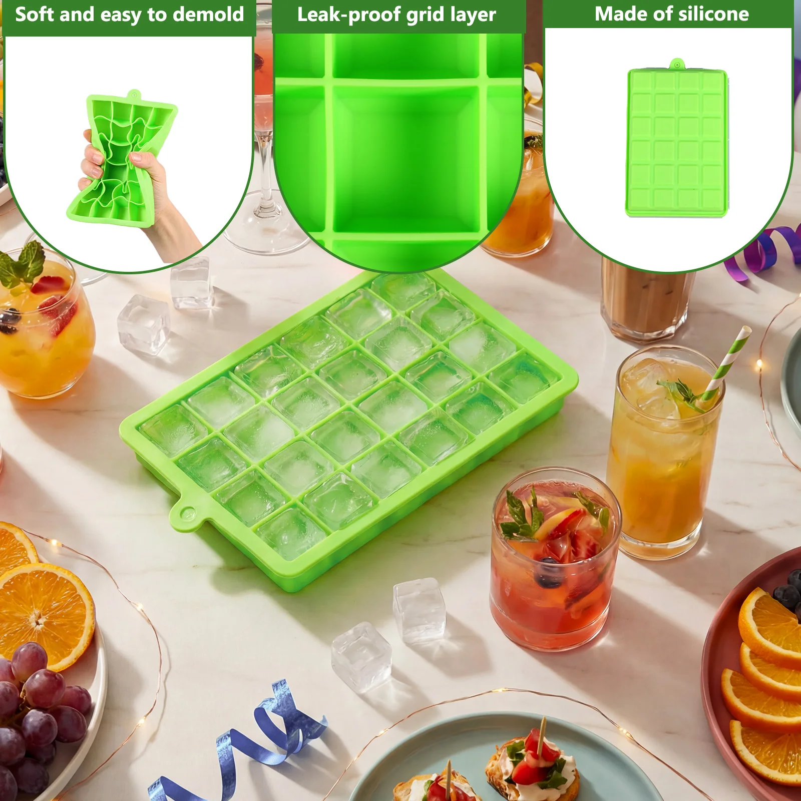 Forma de Gelo de Silicone Empi - Baby Food Freezer Tray avaliação e preço
