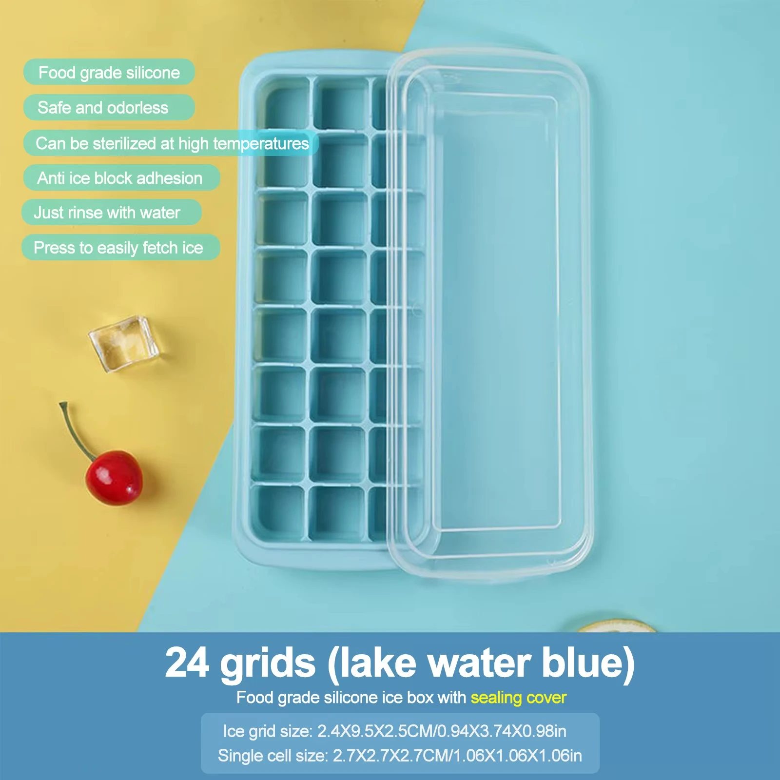 Bandeja de cubos de gelo de si - Baby Food Freezer Tray avaliação e preço