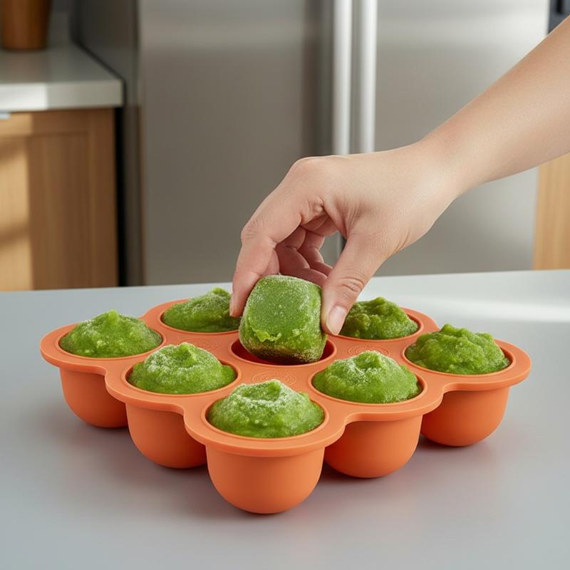 Recipiente de Silicone para Co - Baby Food Freezer Tray avaliação e preço