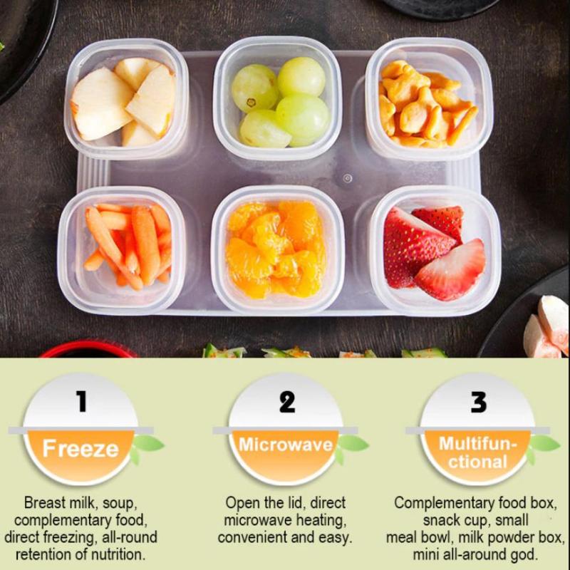 Conjunto de 4/6 Peças de Recip - Baby Food Freezer Tray avaliação e preço
