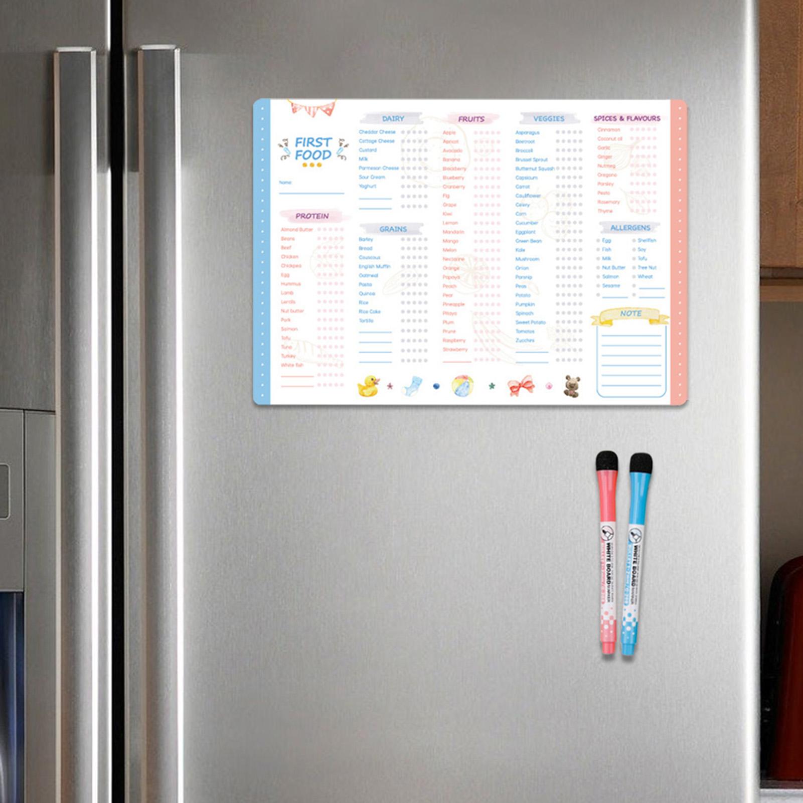 Quadro Magnético de Rastreamen - Baby Food Tracker avaliação e preço