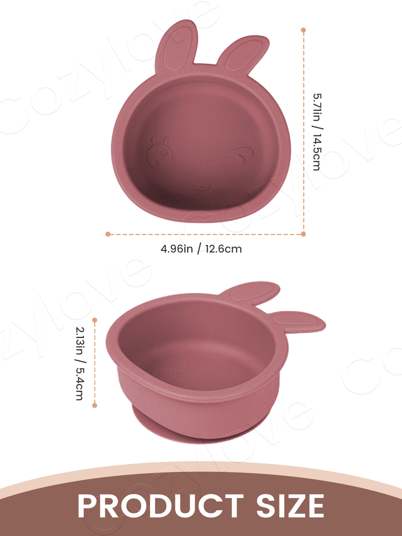 Tigela de Silicone com Orelhas - Baby Food Weaning avaliação e preço