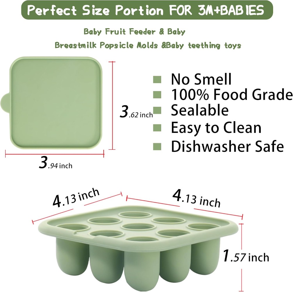 Forma de Silicone para Congela - Baby Food Freezer Tray avaliação e preço