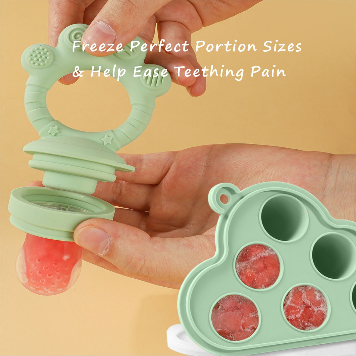 Alimentador de Frutas para Beb - Baby Food Freezer Tray avaliação e preço